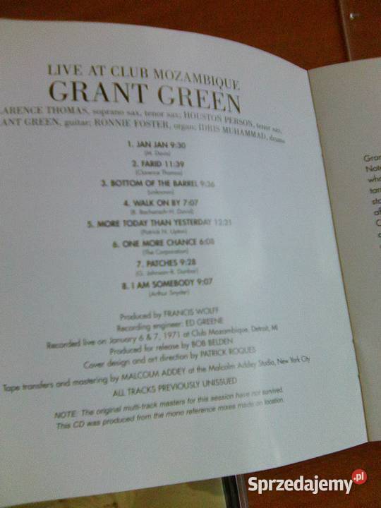 Grant Green / Live at Club Mozambique（グルーヴィ