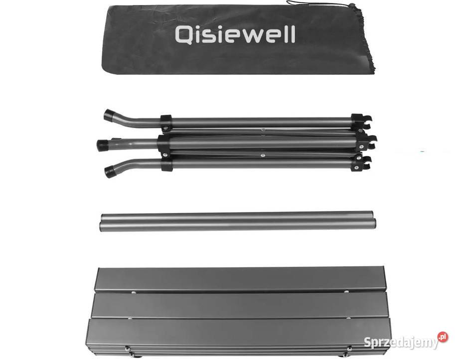 Qisiewell camping stolik przenośny beżowy Pozostałe Zamość