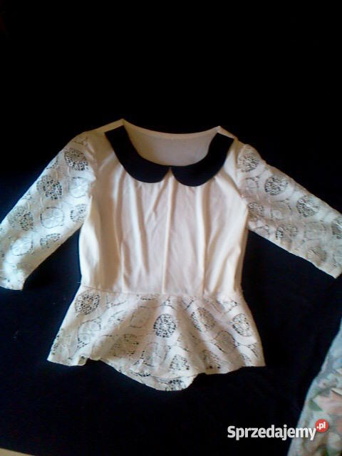 kołnierzyk koronkowa baskinka nude M Rozmiar 38(M)