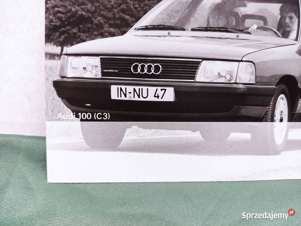 Pocztówka widokówka Audi 100 C3 quattro Głuchołazy