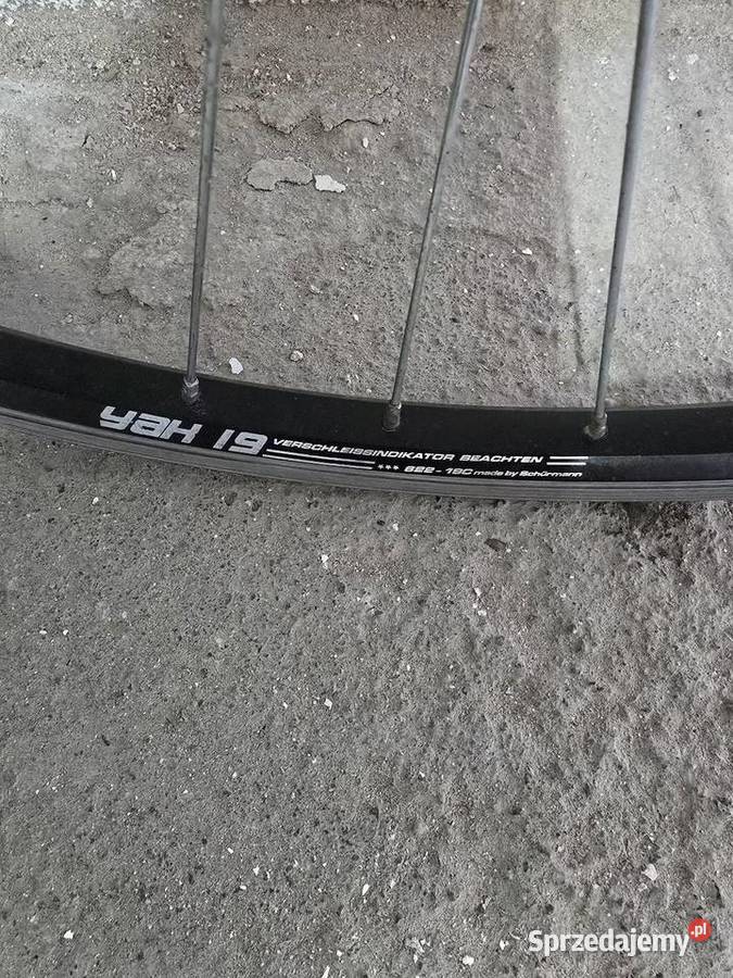Koło rowerowe aluminiowe z zębatką pomorskie Czarna Woda