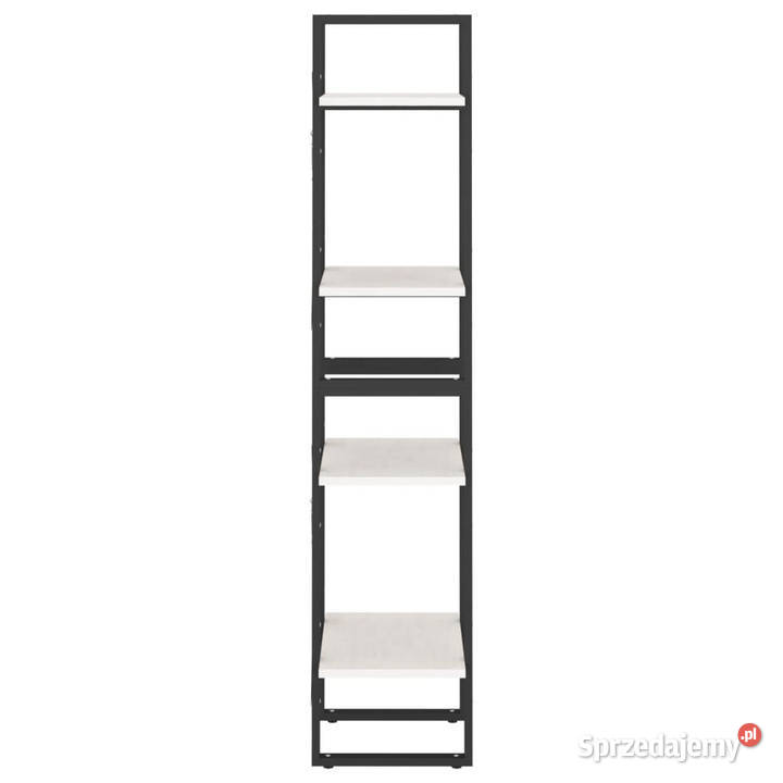 Regał na książki 4 półki biały 40x30x140 drewno sprzedam