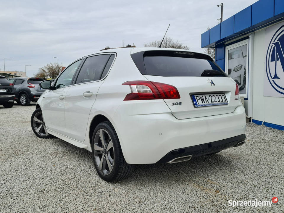 Peugeot 308 GTLine Navi 2xPDC Full Led Półskóry światła do jazdy dziennej 308