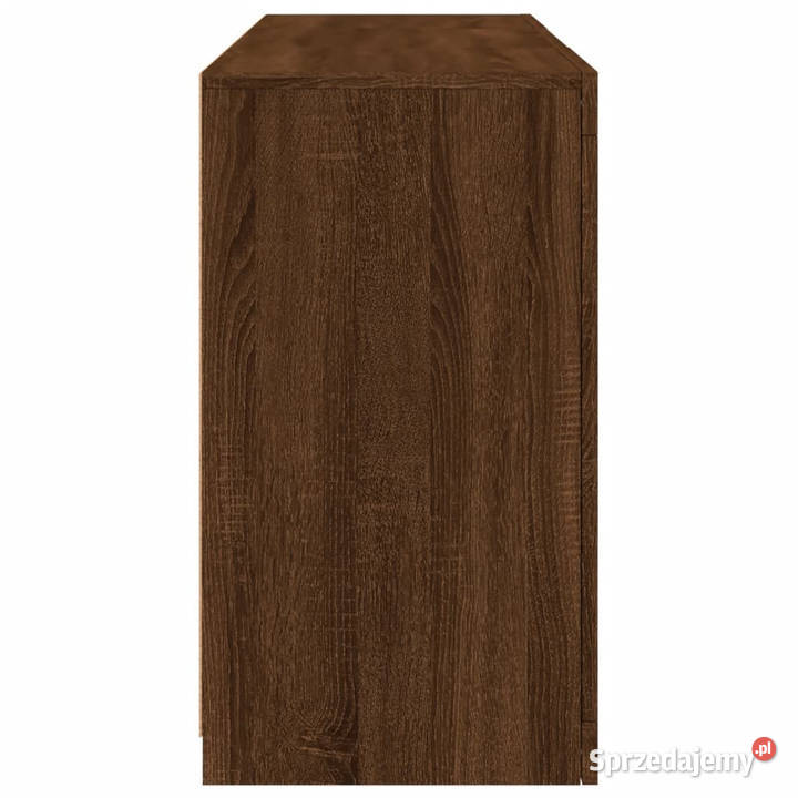 Szafka z oświetleniem LED brązowy dąb 123x37x67 Warszawa
