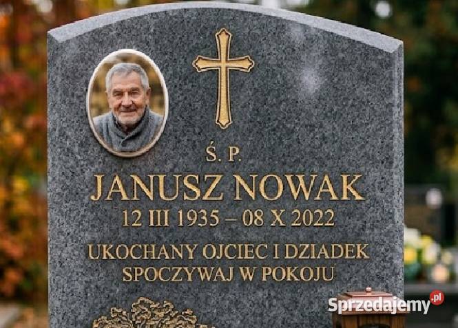 Zdjęcie na pomnik fotografia Cmentarz Wrocław dolnośląskie