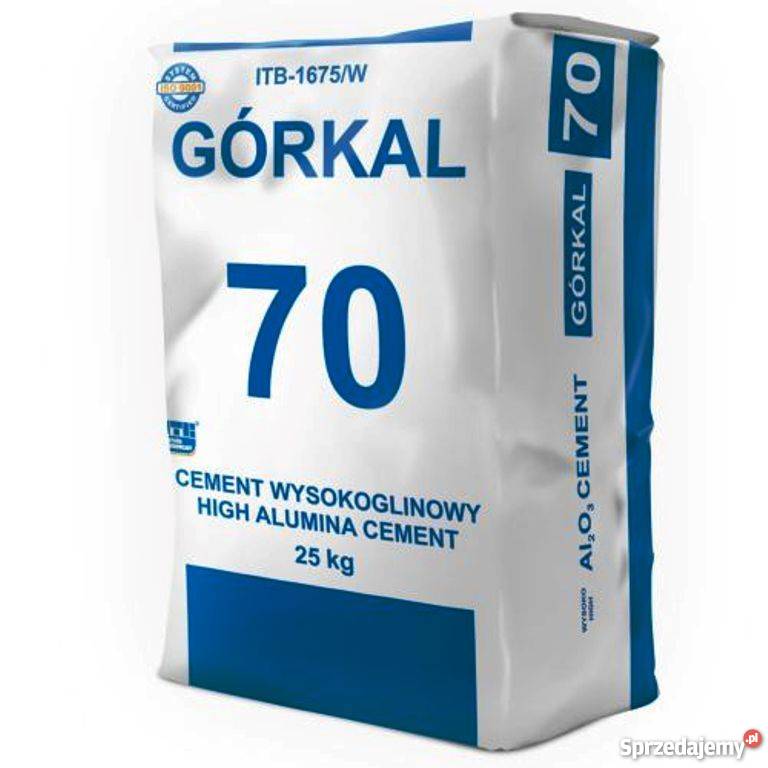 Cement GÓRKAL4070 Wysokoglinowy OGNIOODPORNE LA lubelskie Lublin