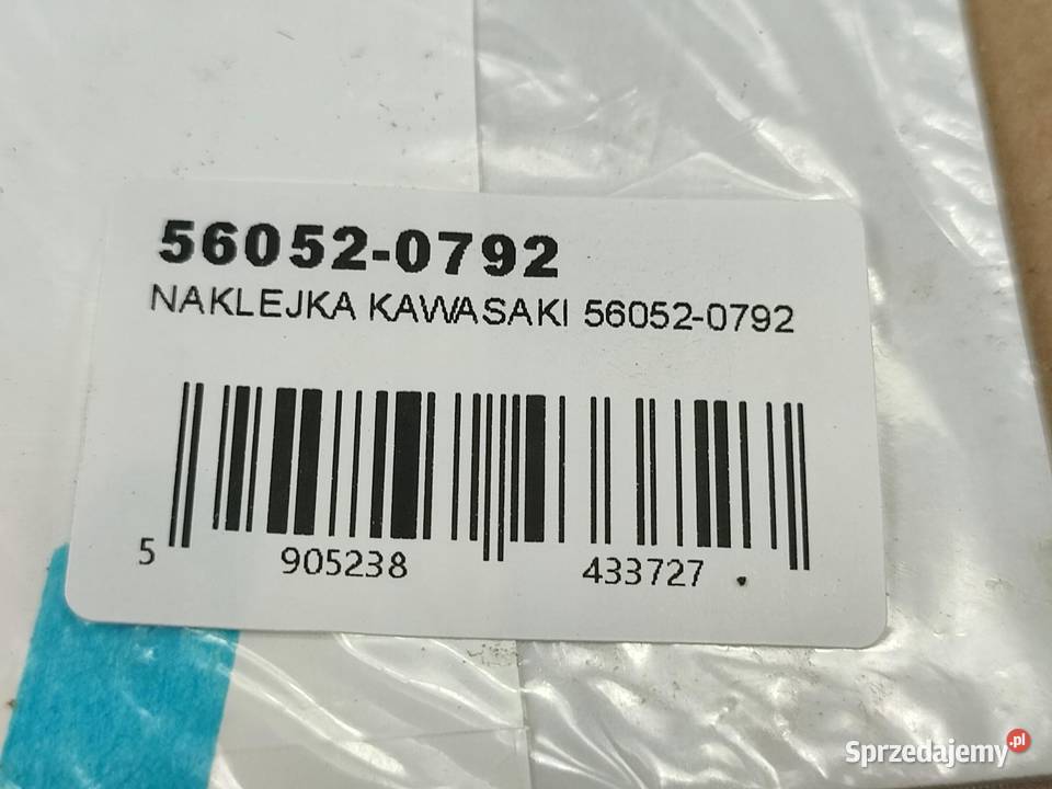 NAKLEJKA EMBLEMAT NA BAK LEWA STR KAWASAKI ZX10R