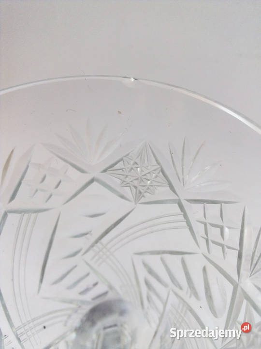 4 kryształowe kieliszki vintage PRL Kieliszki i pucharki Częstochowa sprzedam