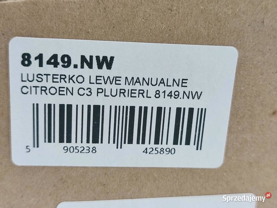 LUSTERKO LEWE MANUAL CITROEN C3 PLURIEL HB 2004