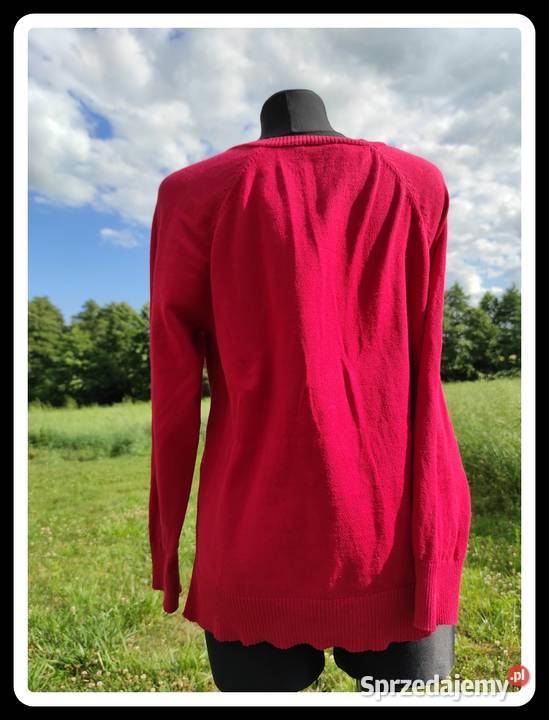 Czerwony sweter damski LCW Casual 40 L czerwony mazowieckie Płock sprzedam