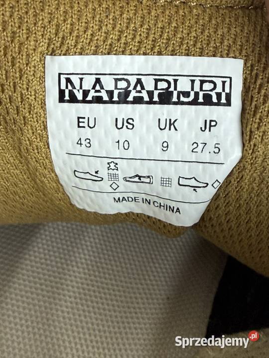 ButySneakersy Napapijri Slate brązowy/beżowy Wrocław sprzedam