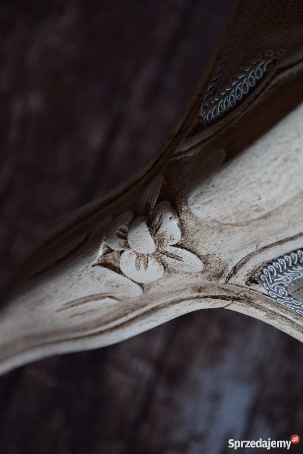 Fotel shabby chic ludwik unikat prowansja