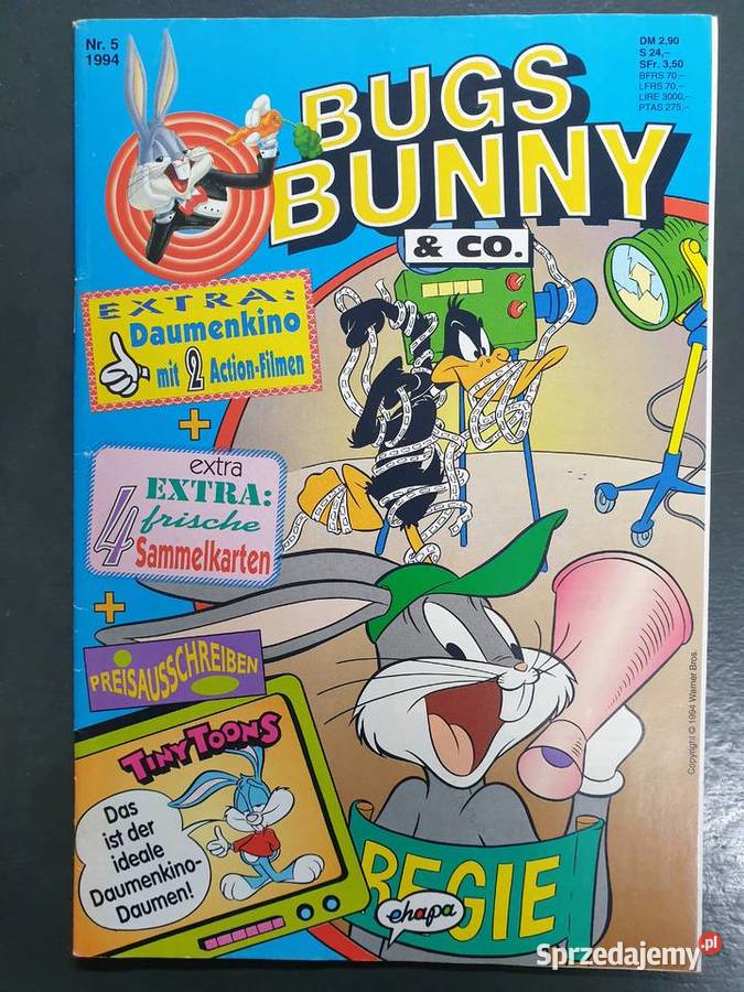 Buggs Bunny komiks w języku niemieckim Królik pomorskie Gdynia