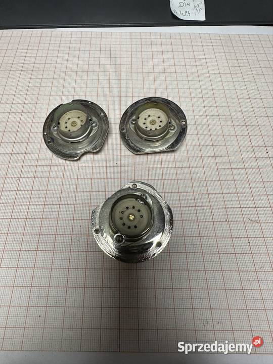 Podstawka lampowa Nival 9pin chromowana podstawa Elektronika