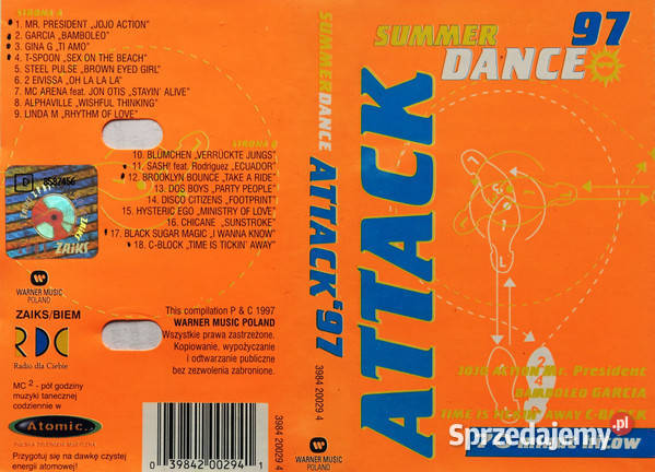 Summer Dance Attack 97 składanka 1997 sprzedam