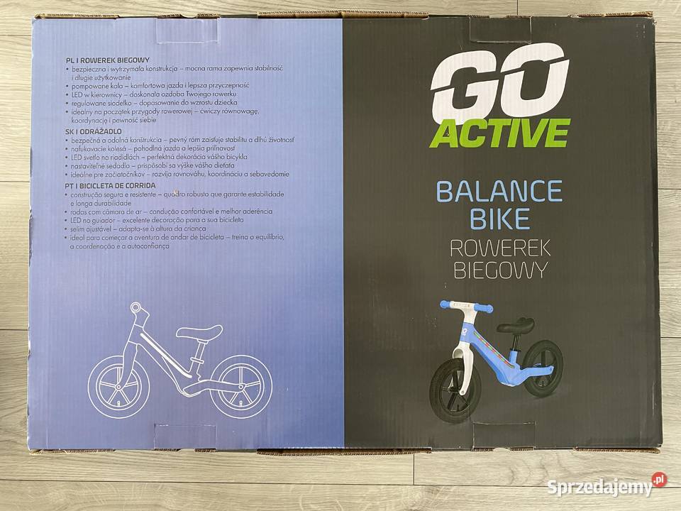 Rowerek biegowy z światełkami led Rowerki śląskie