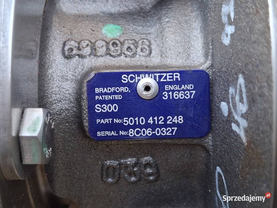 RENAULT PREMIUM KERAX 370 375 TURBOSPRĘŻARKA ciężarowe Turbosprężarki lubuskie Bieleń