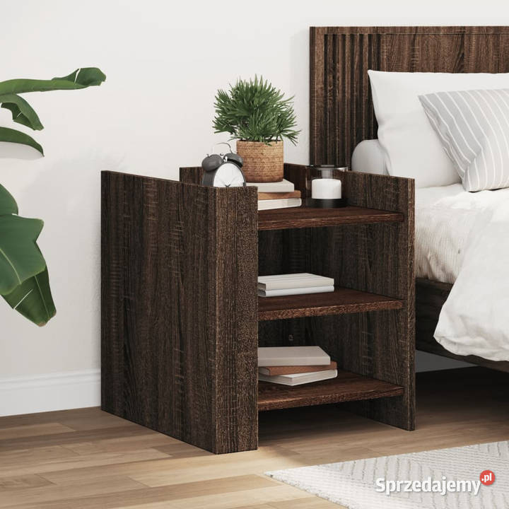 Szafka nocna brązowy dąb 45x50x50 materiał Warszawa