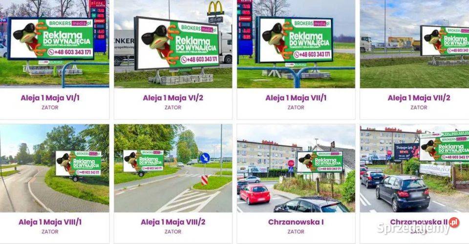 Reklama Billboard Zator centrum Energylandia