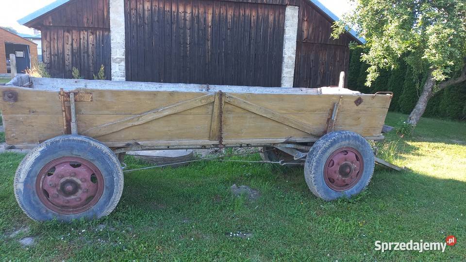 Wóz ciągnikowy solidny Przyczepy rolnicze Szebnie sprzedam