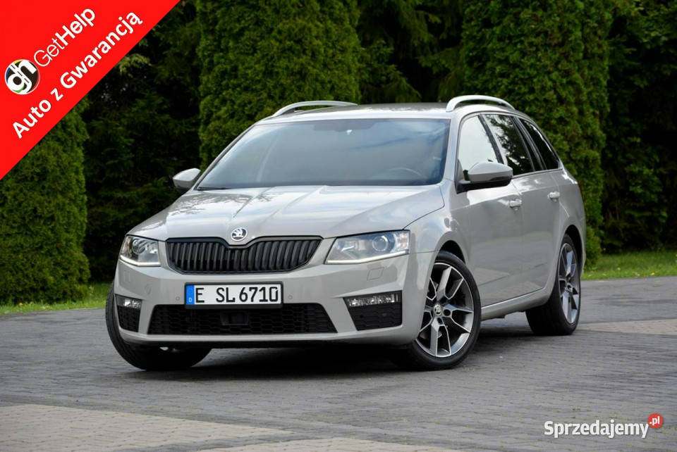 koda Octavia 20TDI184VRS Radar ACC Duża Navi ASR (kontrola trakcji) Ostrów Mazowiecka