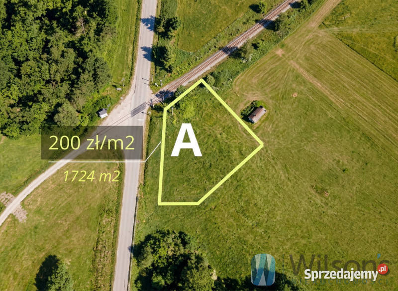 Grunt 1724m2 Osławica podkarpackie sprzedam
