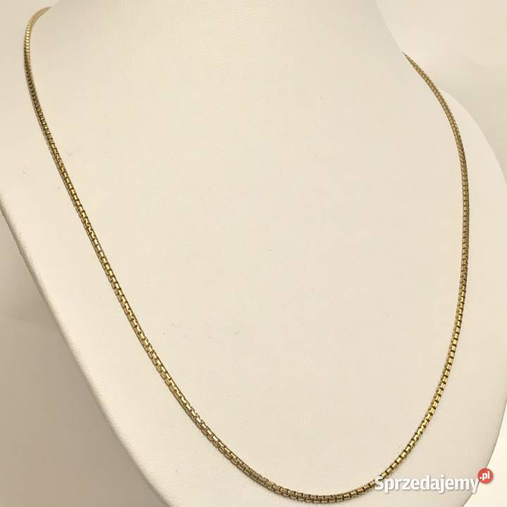 Złoty ŁAŃCUSZEK na KOMUNIĘ ŚWIETĄ 8K ŻMIJKA 45 Warszawa