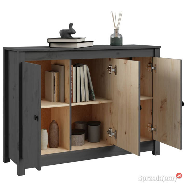 Szafka szara 100x35x74 lite drewno sosnowe Warszawa