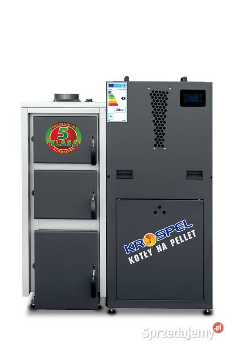 Kocioł moc 20 KW 5 klasa pellet palnik KIPI Kraków