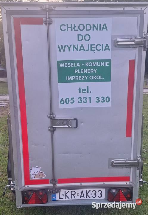Przyczepa przyczepka chłodnia
