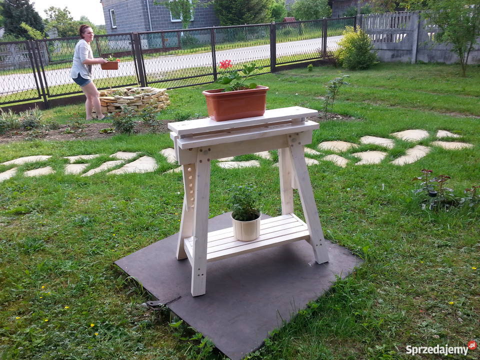 Koziołek stolarski ozdoba ogrodu tarasu do pracy świętokrzyskie Krasów