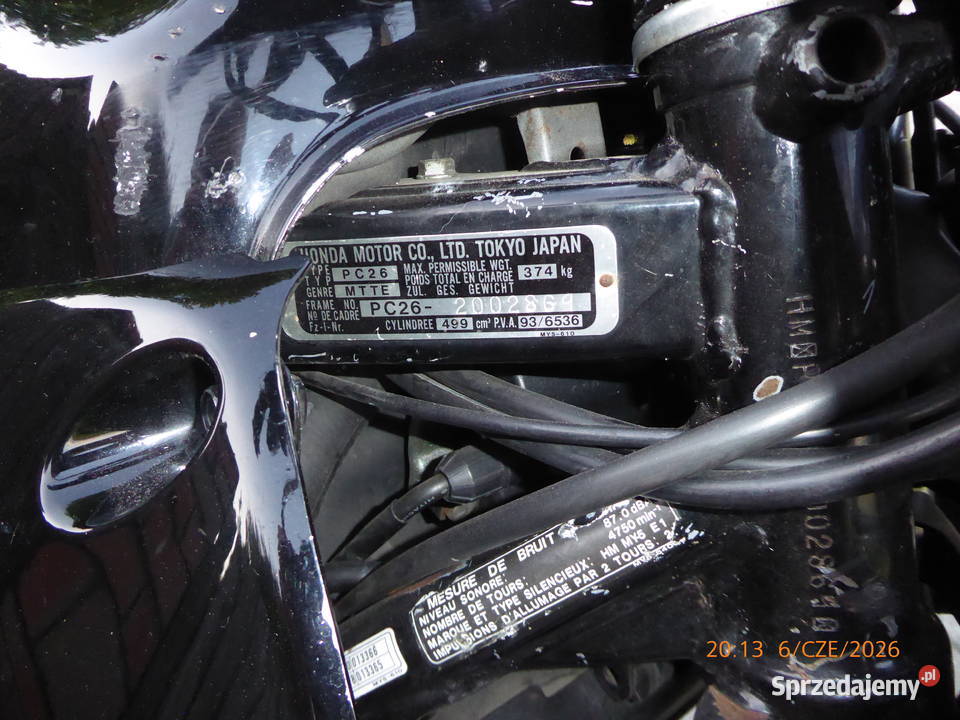 Honda cb500 PC26 1996r Japan Kulesze Kościelne sprzedam