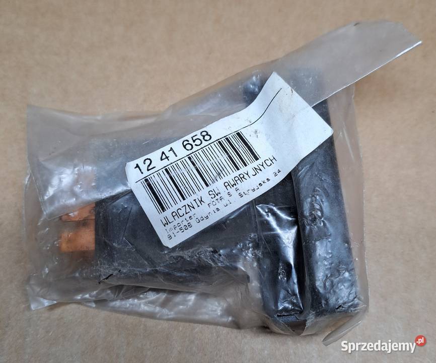 Włącznik świateł awaryjnych Opel Corsa A 1241658 Mielęcin