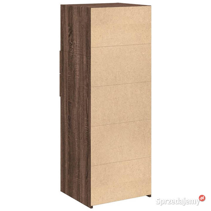 Wysoka szafka brązowy dąb 45x425x124 WM846172 Warszawa
