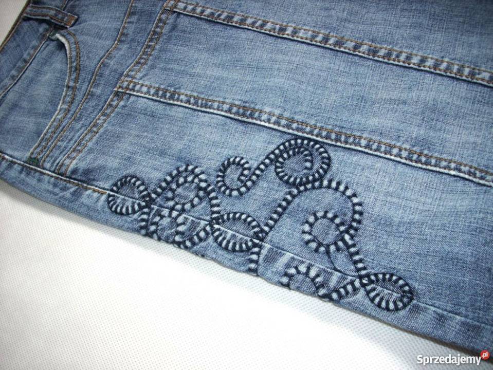 Gersha Jeans Dżinsowa spódnica Haftowana Midi 36 małopolskie Nowy Sącz