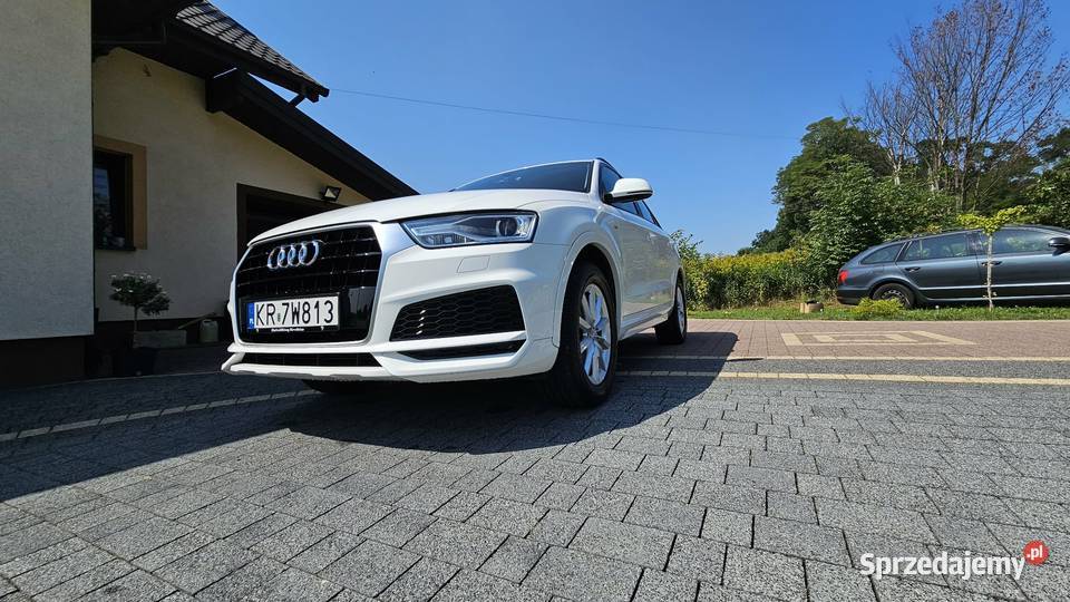 Audi Q3 Sline 2017 Automat Stronic Salon Polska 72000km Kraków sprzedam