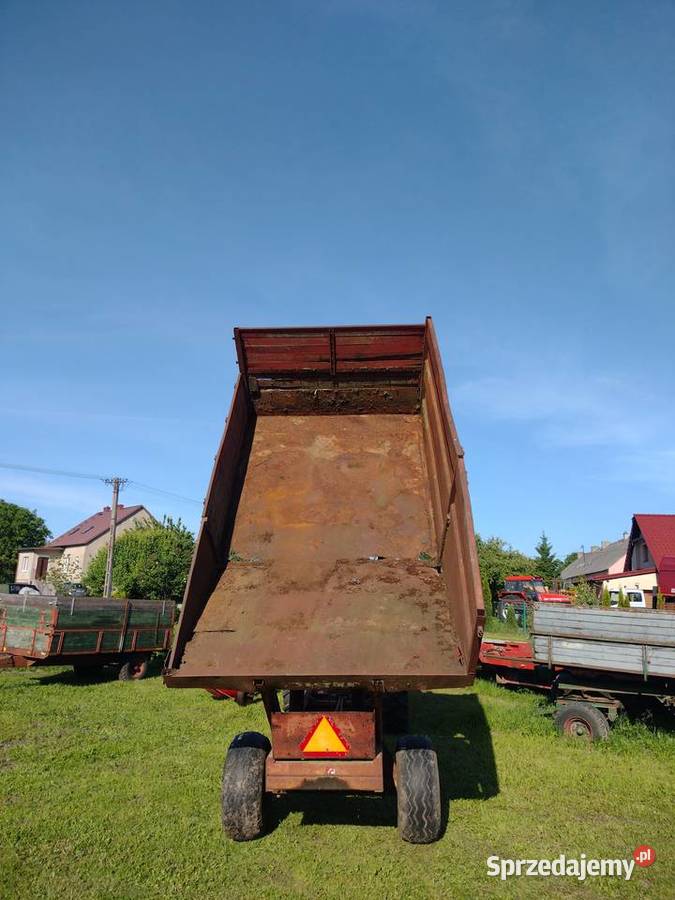 Przyczepa rolnicza Tim jednoosiowa wysokiego