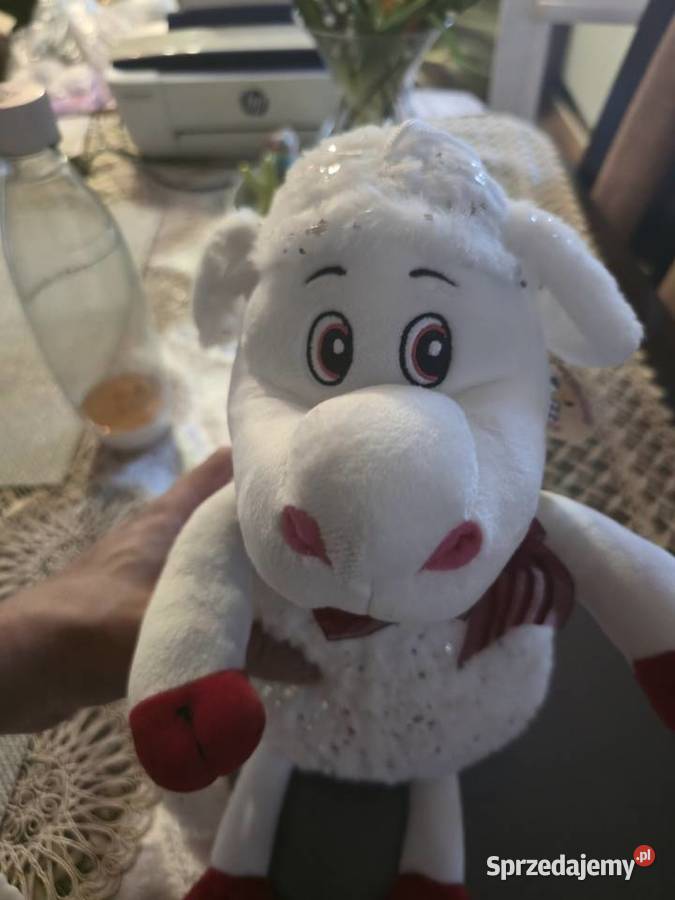 Owieczka pluszak brokatowa Łomża