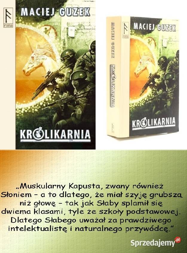 Królikarnia Maciej Guzek fantastyka fantasy Komiksy Kielce