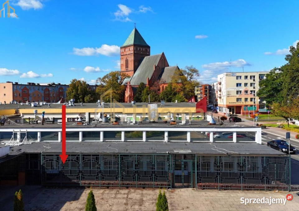Lokal z witrynami z poziomu Goleniów Centrum 162m2 sprzedam
