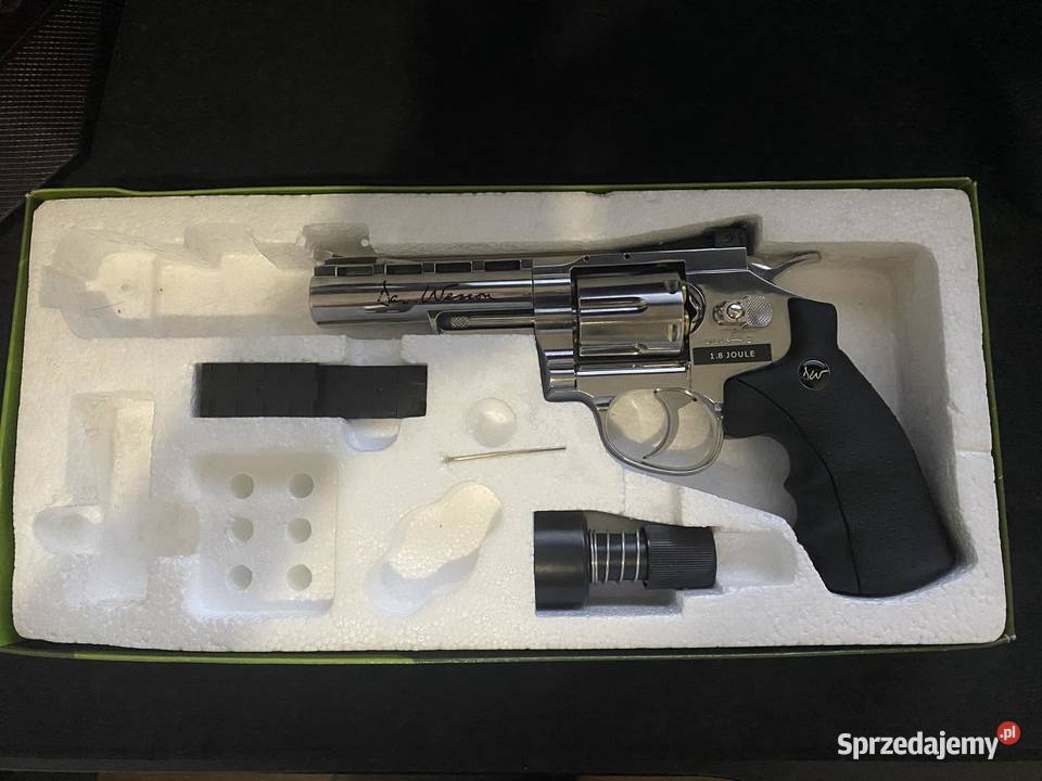 Rewolwer ASG CO2 Dan Wesson 4 Silver Kolekcje Tychy