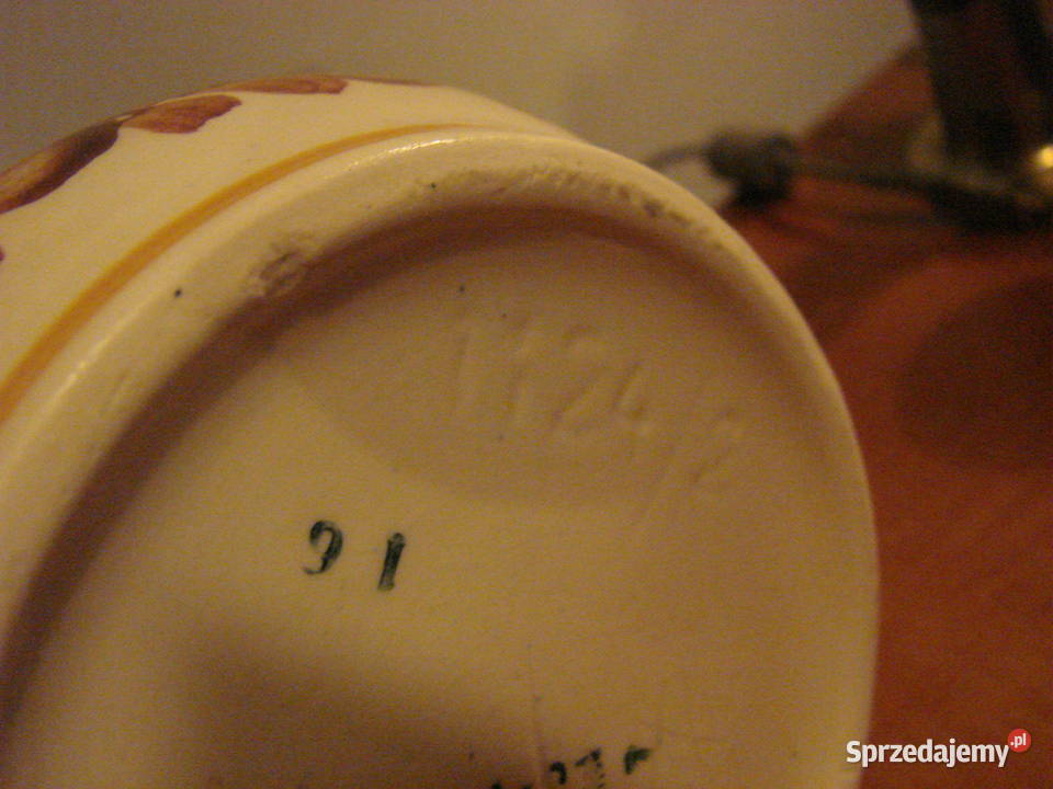 ZF Koło fajansowa solniczka kuchenna Pruszcz Gdański