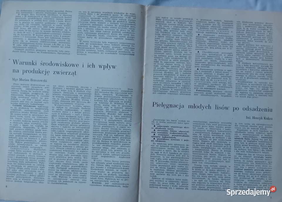 Hodowca Drobnego Inwentarza 6 1980 r Koźminek sprzedam