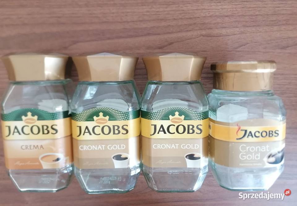 Słoiki kawie Jacobs Gronat Gold sztuk 4 przezroczysty łódzkie