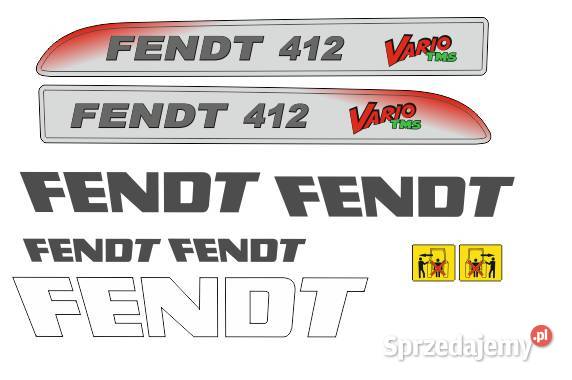 Naklejki Fendt 412 vario i inne modele super Bydgoszcz