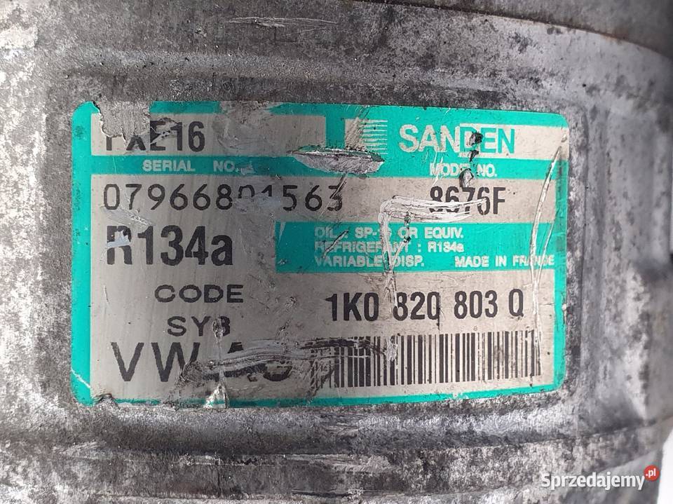 SPRĘŻARKA KLIMATYZACJI VW Golf V 20 TDI