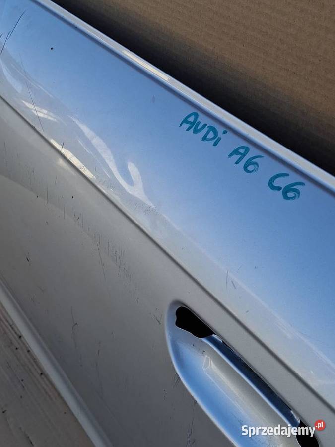AUDI A6 C6 DRZWI LEWY TYŁ LEWE TYLNE lubuskie Bieleń