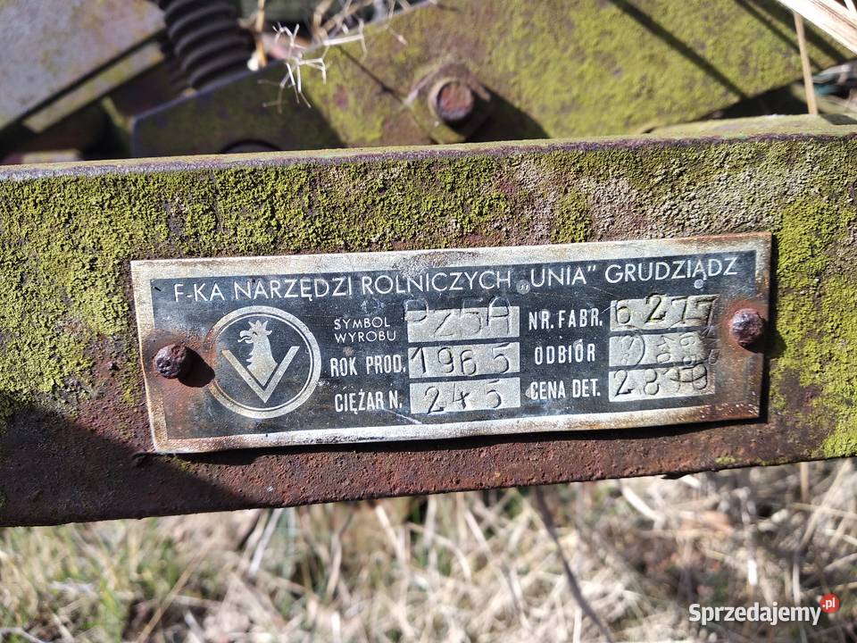 Unia Grudziądz 5 skibowe Pługi lubelskie Zamch