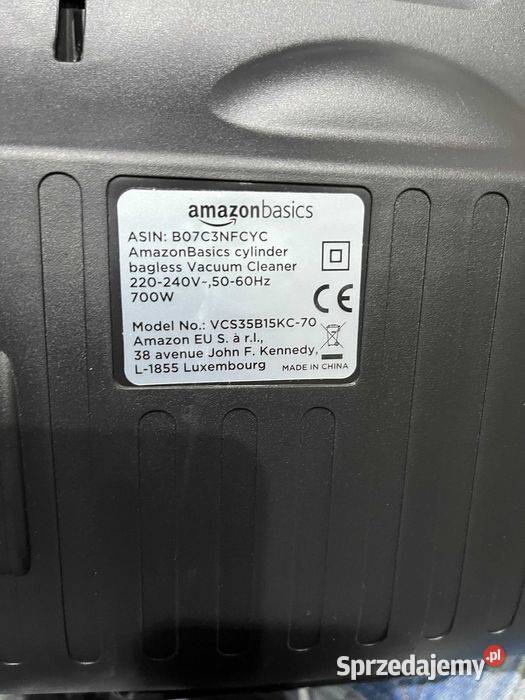 Odkurzacz bezworkowy AmazonBasic 700W
