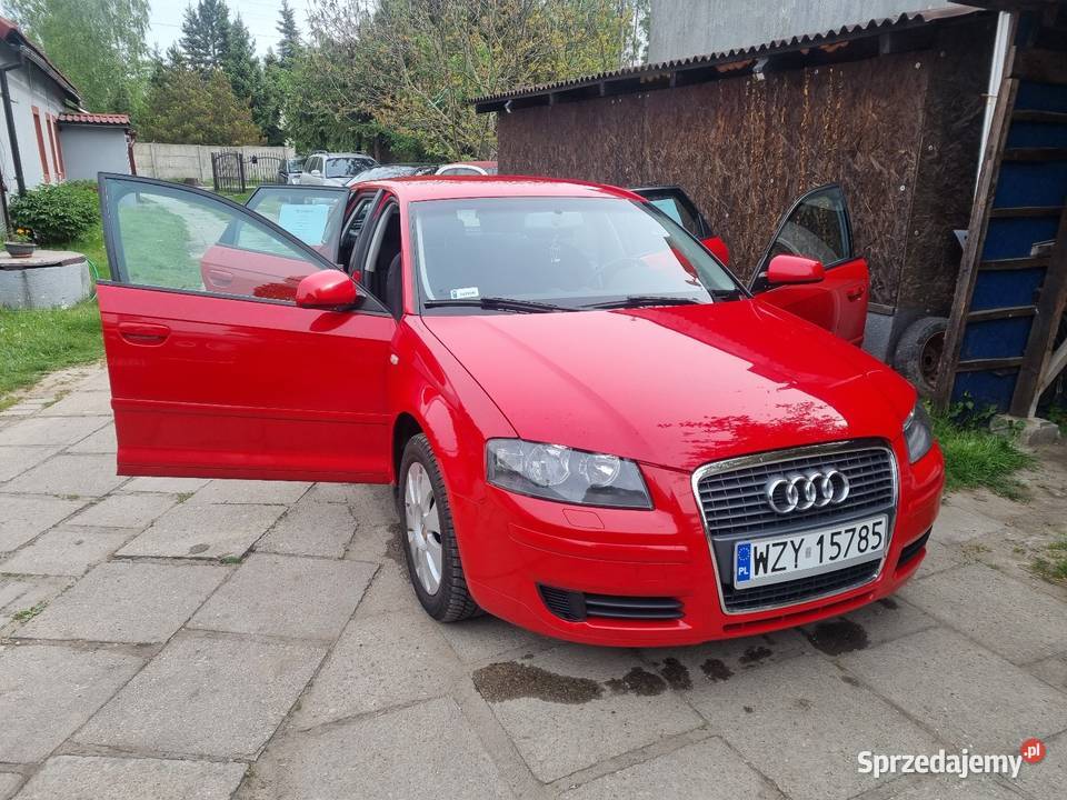 Audi A3 8p 16 MPI jeden właściciel 6 lat hak